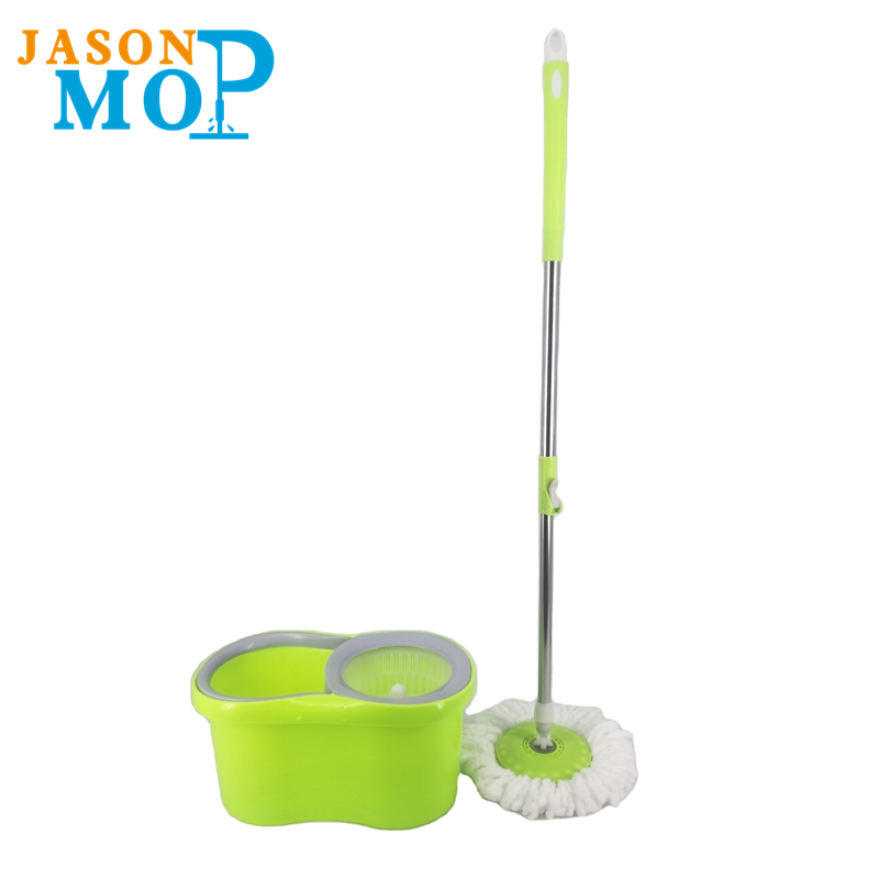 Jason Microfiber Spin MOP 360 Easy Roterende Mop Bucket Magic Gulv Rengøring Spinning Mop og Bucket