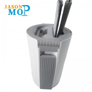 Mikrofiber våd og tør 360 Vask Flat Mop Bucket til gulv Rengøring Magic Mop