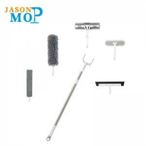 2021 Multifunktionelle rengøringsprodukter Kombinationsvindue Skrabning Floor Sweep Hanger Rod Støv Duster